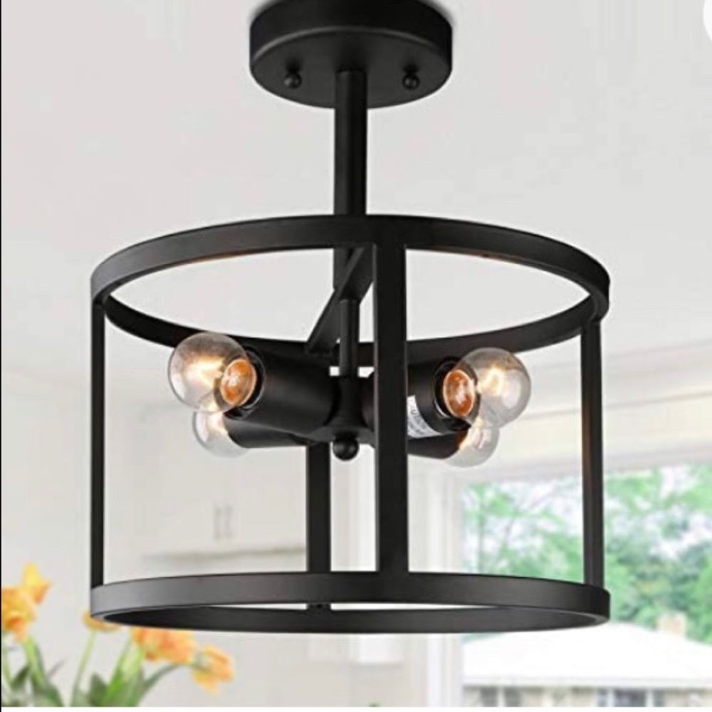 LNC semi-flush mount ceiling light. New